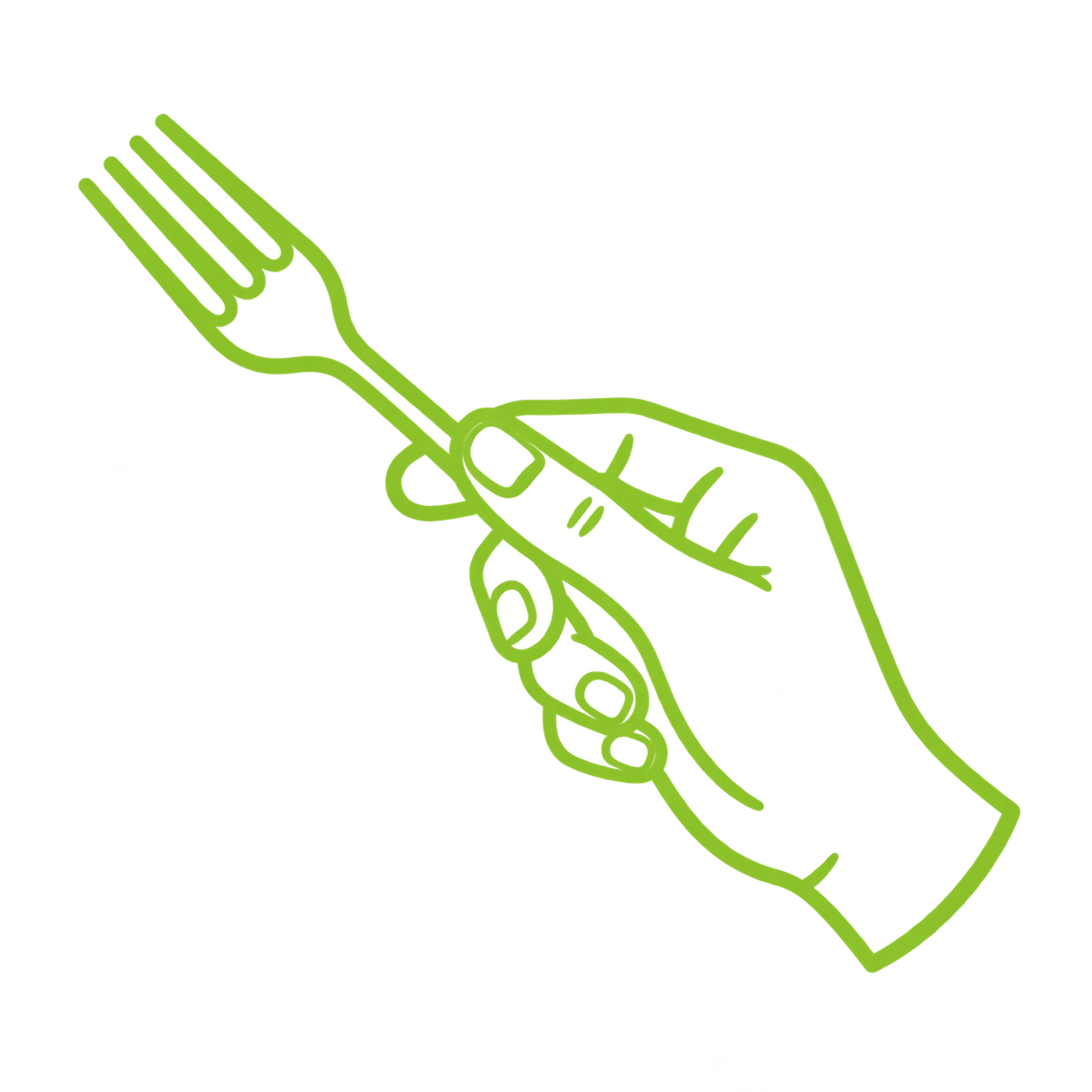 Hand representing an automatic response