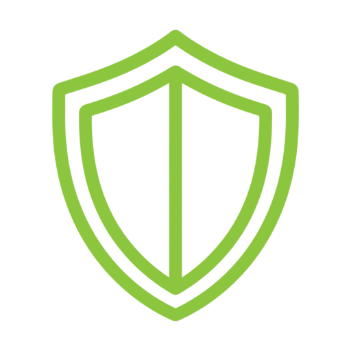 Shield representing an automatic protective response